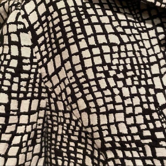 Chico’s Blazer Black/White Sz Large 3/4 Length Sleeve - Picture 6 of 13